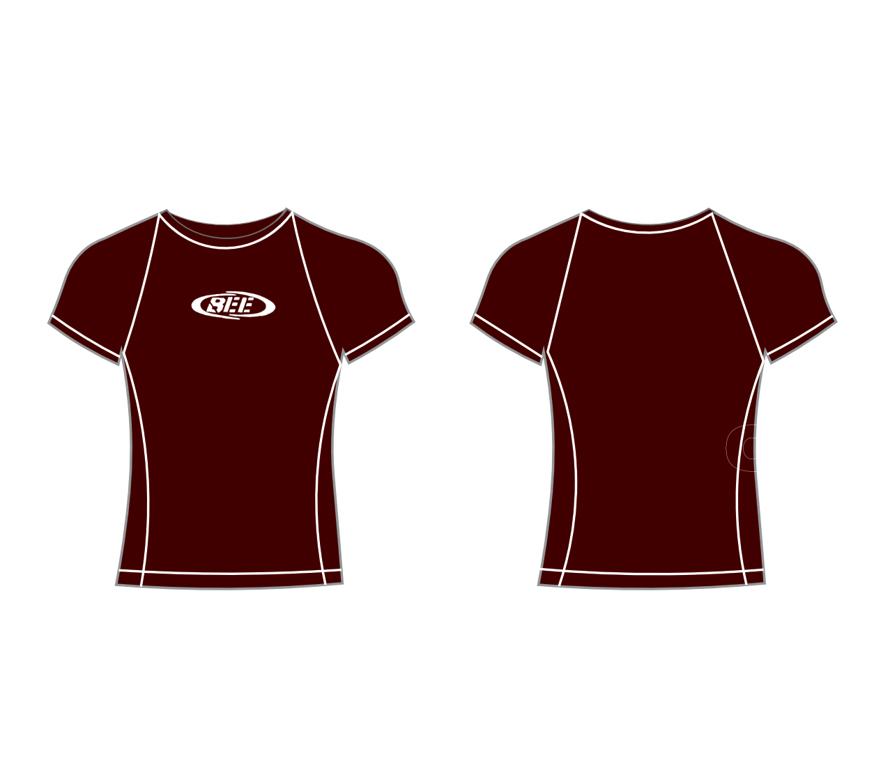 BURGUNDY COMPRESSION T-SHIRT
