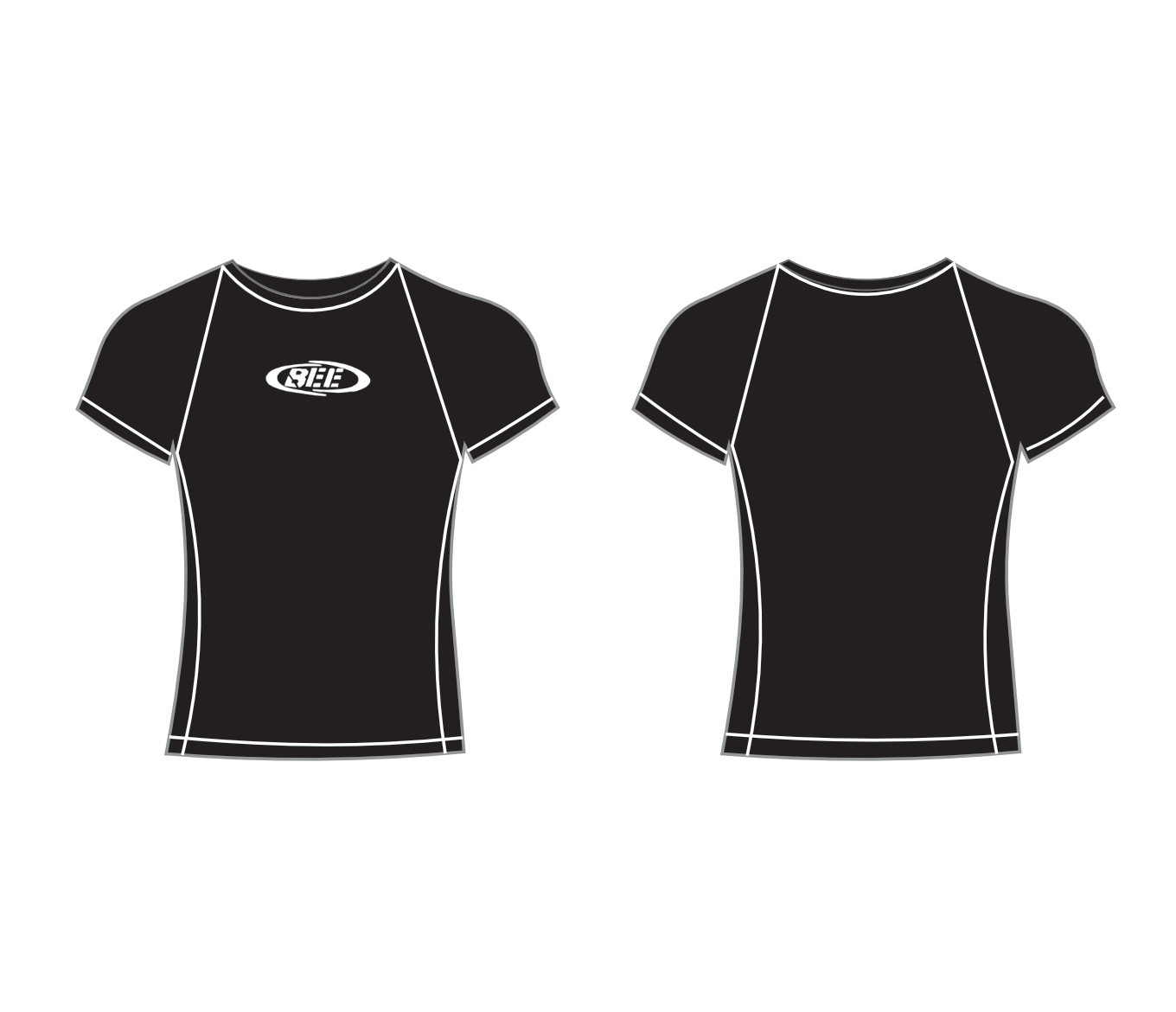 BLACK COMPRESSION T-SHIRT